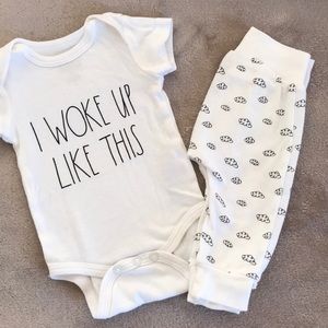Rae Dunn baby outfit